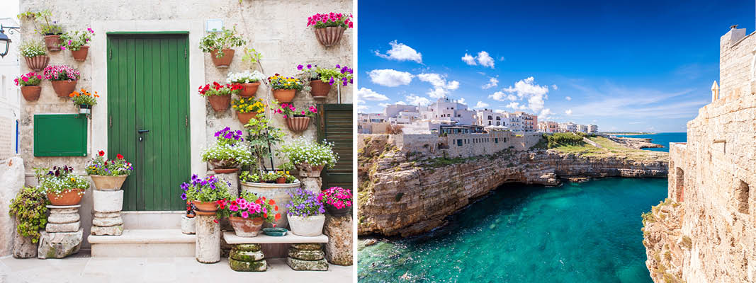 Forelsk jer i Monopoli og Pogliano a Mare i Syditalien